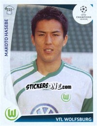 Sticker Makoto Hasebe - UEFA Champions League 2009-2010 n. 135 - Panini