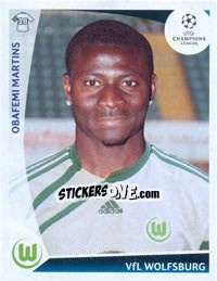 Sticker Obafemi Martins - UEFA Champions League 2009-2010 n. 138 - Panini