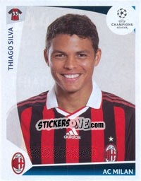 Figurina Thiago Silva - UEFA Champions League 2009-2010 - Panini