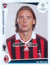 Cromo Marek Jankulovski - UEFA Champions League 2009-2010 - Panini