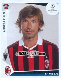 Figurina Andrea Pirlo - UEFA Champions League 2009-2010 - Panini