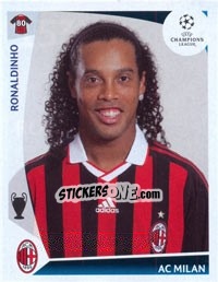 Sticker Ronaldinho - UEFA Champions League 2009-2010 n. 153 - Panini