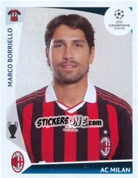 Cromo Marco Borriello - UEFA Champions League 2009-2010 - Panini