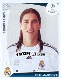 Sticker Sergio Ramos - UEFA Champions League 2009-2010 n. 161 - Panini