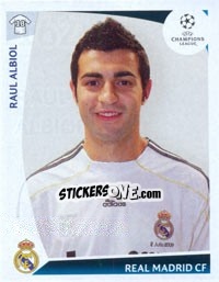 Sticker Raul Albiol - UEFA Champions League 2009-2010 - Panini