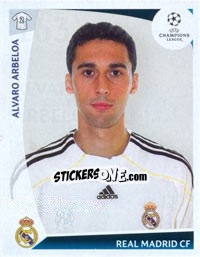 Sticker Alvaro Arbeloa - UEFA Champions League 2009-2010 - Panini