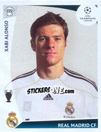 Sticker Xabi Alonso - UEFA Champions League 2009-2010 n. 168 - Panini