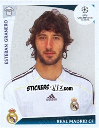 Sticker Esteban Granero - UEFA Champions League 2009-2010 - Panini