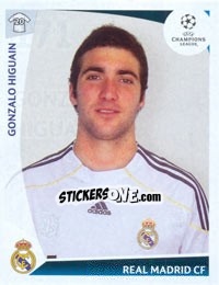 Sticker Gonzalo Higuain - UEFA Champions League 2009-2010 n. 171 - Panini