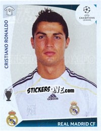 Sticker Cristiano Ronaldo - UEFA Champions League 2009-2010 n. 173 - Panini
