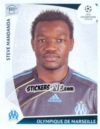 Sticker Steve Mandanda - UEFA Champions League 2009-2010 n. 176 - Panini