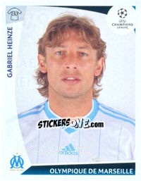 Figurina Gabriel Heinze - UEFA Champions League 2009-2010 - Panini