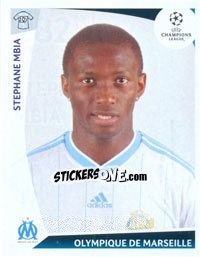 Sticker Stephane Mbia - UEFA Champions League 2009-2010 - Panini