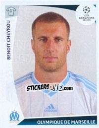 Sticker Benoit Cheyrou - UEFA Champions League 2009-2010 - Panini