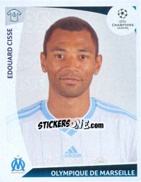 Sticker Edouard Cisse - UEFA Champions League 2009-2010 - Panini