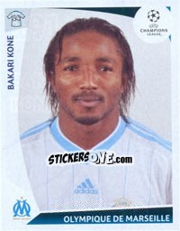Sticker Bakari Kone - UEFA Champions League 2009-2010 - Panini