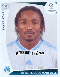 Figurina Bakari Kone - UEFA Champions League 2009-2010 - Panini