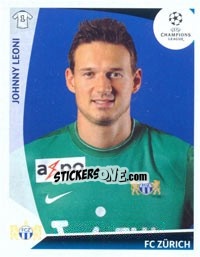 Sticker Johnny Leoni - UEFA Champions League 2009-2010 - Panini