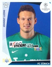 Figurina Johnny Leoni - UEFA Champions League 2009-2010 - Panini