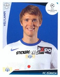 Sticker Veli Lampi - UEFA Champions League 2009-2010 - Panini