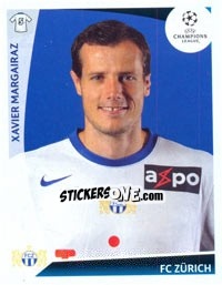 Sticker Xavier Margairaz - UEFA Champions League 2009-2010 - Panini