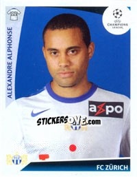 Sticker Alexandre Alphonse - UEFA Champions League 2009-2010 - Panini