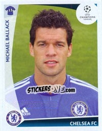 Sticker Michael Ballack - UEFA Champions League 2009-2010 n. 218 - Panini