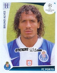 Sticker Bruno Alves - UEFA Champions League 2009-2010 - Panini