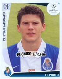 Cromo Cristian Sapunaru - UEFA Champions League 2009-2010 - Panini