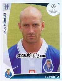 Sticker Raul Meireles - UEFA Champions League 2009-2010 n. 234 - Panini