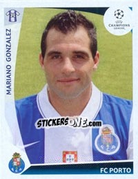 Cromo Mariano Gonzalez - UEFA Champions League 2009-2010 - Panini