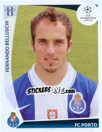 Cromo Fernando Belluschi - UEFA Champions League 2009-2010 - Panini