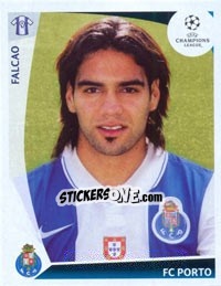 Sticker Falcao - UEFA Champions League 2009-2010 - Panini