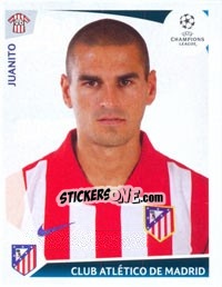 Figurina Juanito - UEFA Champions League 2009-2010 - Panini