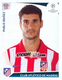 Figurina Pablo Ibañez - UEFA Champions League 2009-2010 - Panini