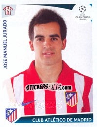 Sticker Jose Manuel Jurado - UEFA Champions League 2009-2010 - Panini