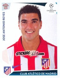 Cromo Jose Antonio Reyes - UEFA Champions League 2009-2010 - Panini