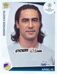 Figurina Dionisios Chiotis - UEFA Champions League 2009-2010 - Panini