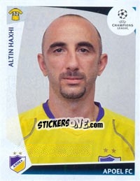 Sticker Altin Haxhi - UEFA Champions League 2009-2010 - Panini