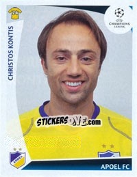 Sticker Christos Kontis - UEFA Champions League 2009-2010 - Panini