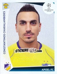 Sticker Constantinos Charalambides - UEFA Champions League 2009-2010 - Panini