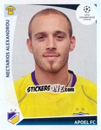 Cromo Nectarios Alexandrou - UEFA Champions League 2009-2010 - Panini