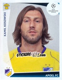 Cromo Kamil Kosowski - UEFA Champions League 2009-2010 - Panini