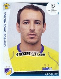 Sticker Chrysostomos Michail - UEFA Champions League 2009-2010 - Panini