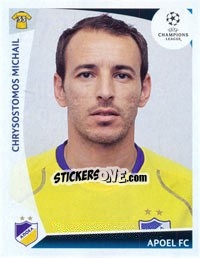 Cromo Chrysostomos Michail - UEFA Champions League 2009-2010 - Panini