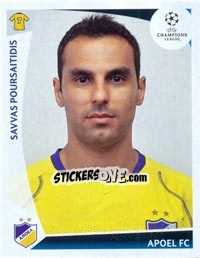 Sticker Savvas Poursaitidis - UEFA Champions League 2009-2010 - Panini