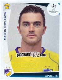 Figurina Marcin Zewlakow - UEFA Champions League 2009-2010 - Panini