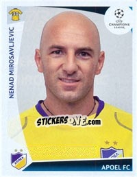 Cromo Nenad Mirosavljevic - UEFA Champions League 2009-2010 - Panini