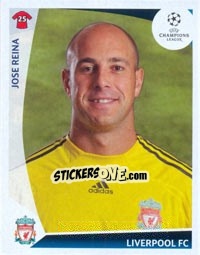 Sticker Pepe Reina - UEFA Champions League 2009-2010 - Panini