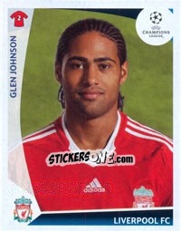 Figurina Glen Johnson - UEFA Champions League 2009-2010 - Panini